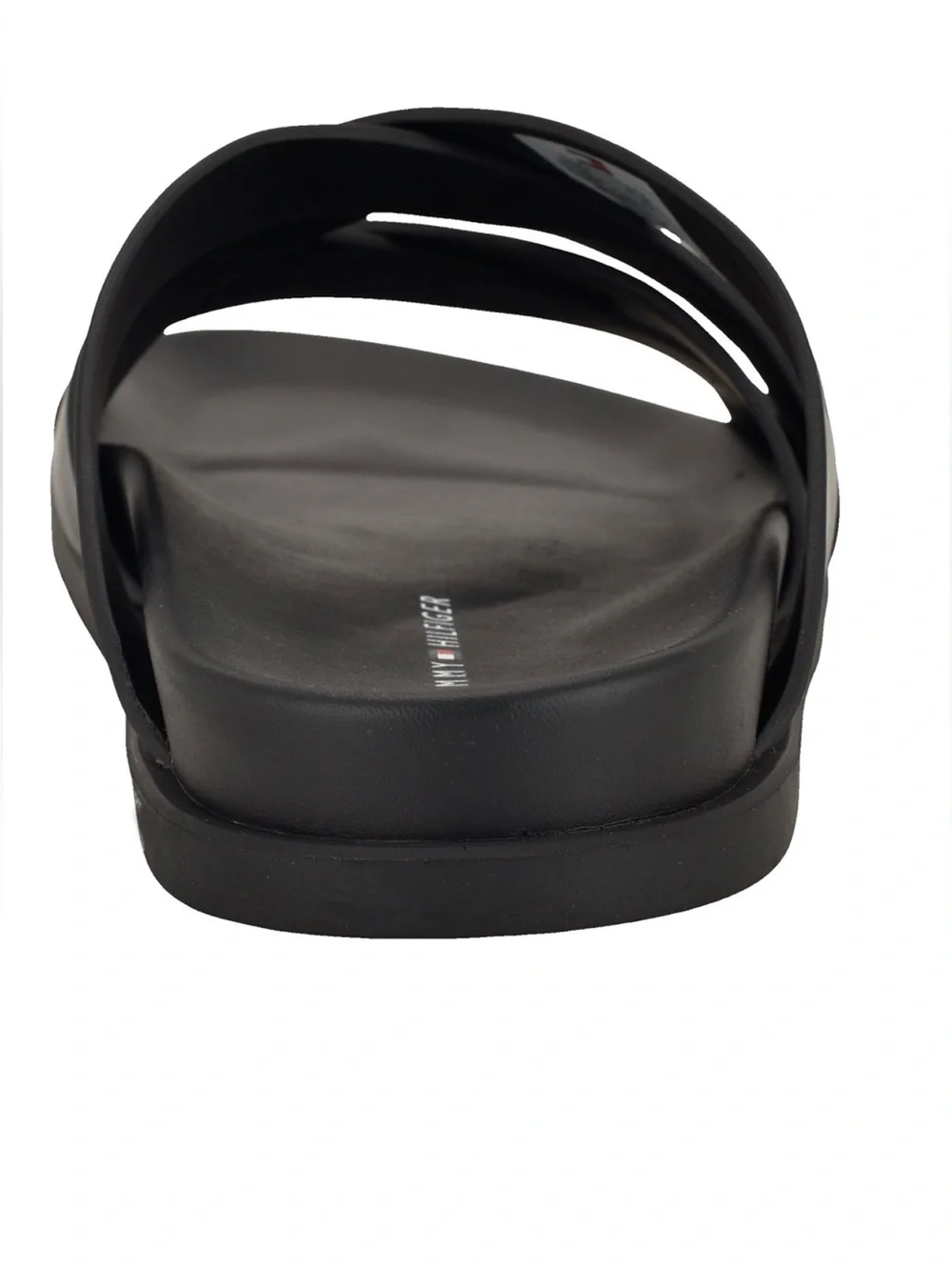 Tommy Hilfiger Black Crisscross Slide Sandals